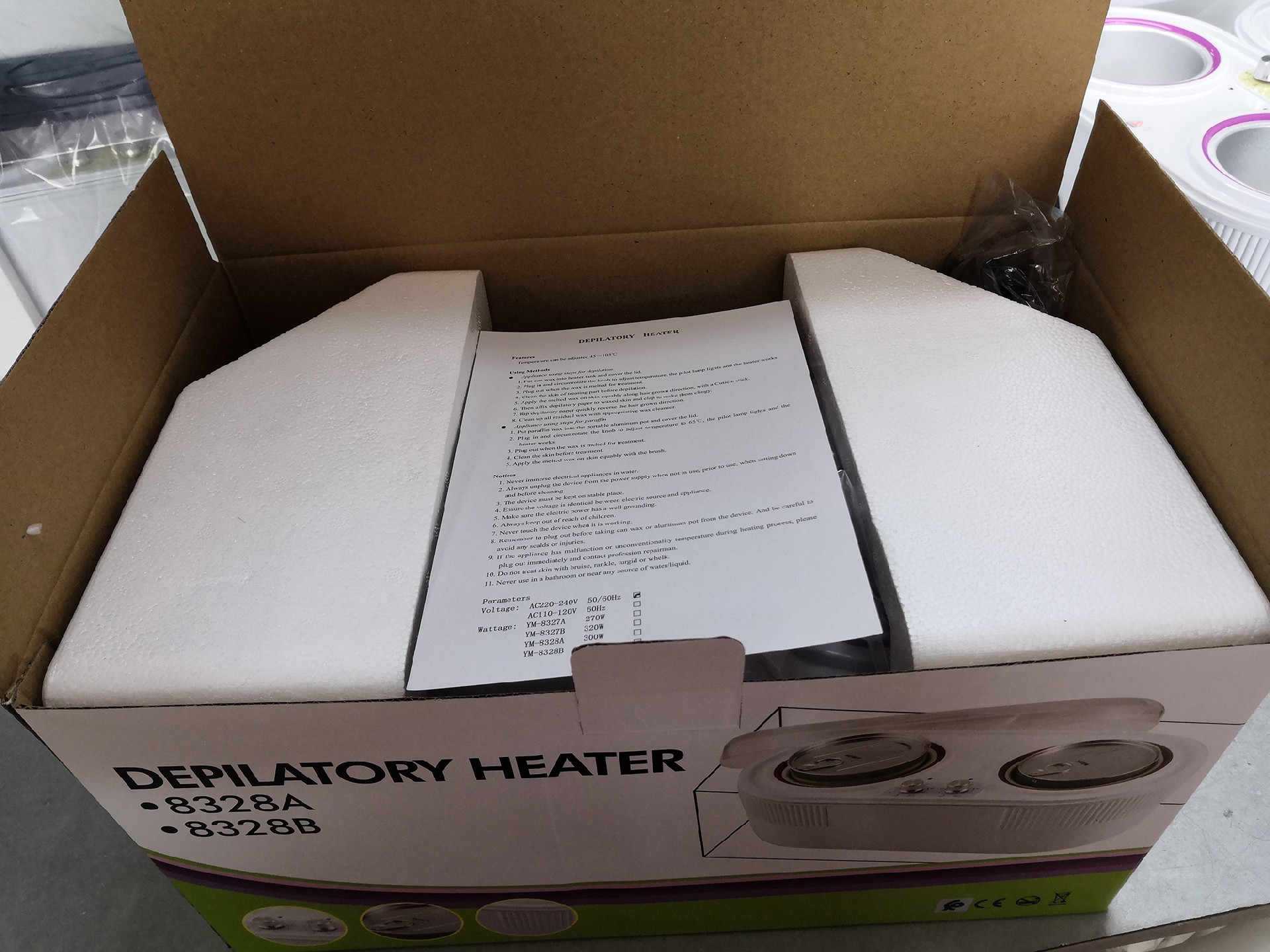 YM-8328 Doube pot  wax heater